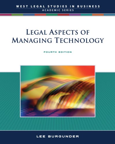 9780324399738: Legal Aspects of Managing Technology