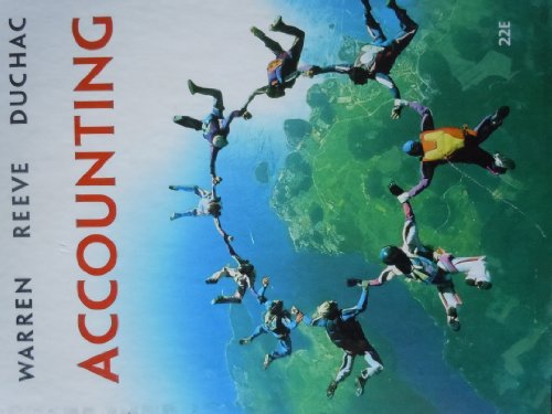 Accounting (Available Titles CengageNOW) (9780324401844) by Warren, Carl S.; Reeve, James M.; Duchac, Jonathan