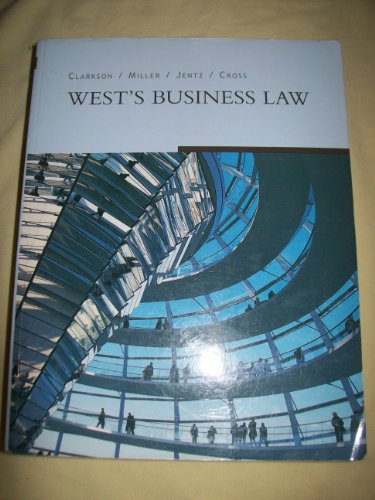 9780324403534: West Business Law, Freedom B/W Version