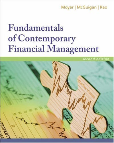 Imagen de archivo de Fundamentals of Contemporary Financial Management a la venta por Better World Books