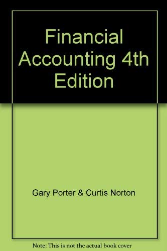 Stock image for Financial Accounting 4th Edition for sale by HPB-Red