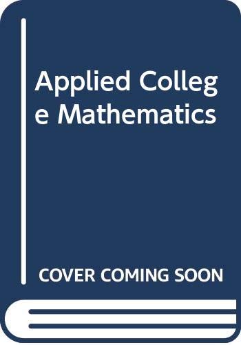 Stock image for Applied College Mathematics for sale by HPB-Red