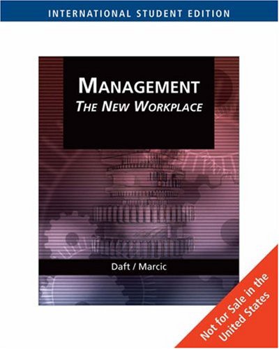 9780324422047: Management - The New Workplace