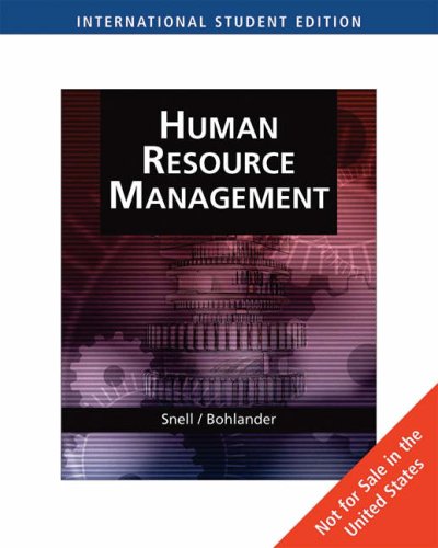 Imagen de archivo de Managing Human Resources a la venta por Ammareal