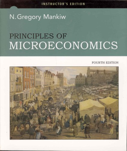 Imagen de archivo de Principles of microeconomics (4th edition) a la venta por ThriftBooks-Dallas