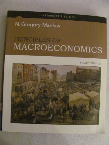 Stock image for Principles of Macroeconomics (Instructor's Edition) for sale by BookHolders