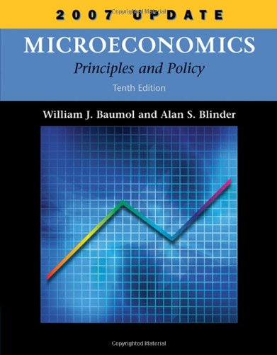 Stock image for Microeconomics: Principles and Policy, 2007 Update for sale by BookHolders