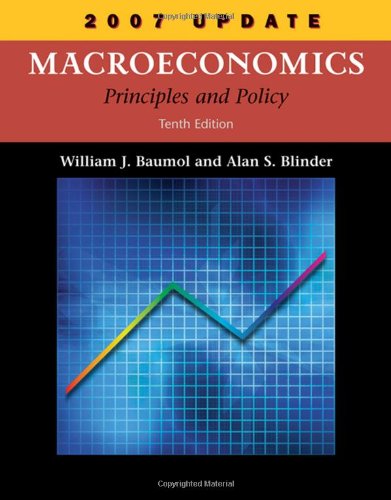 9780324537031: Macroeconomics: Principles and Policy, 2007 Update