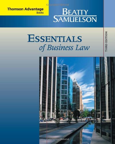 Stock image for Essentials of Business Law for sale by Irish Booksellers