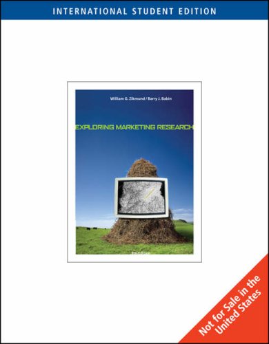 Stock image for Exploring Marketing Research for sale by Majestic Books