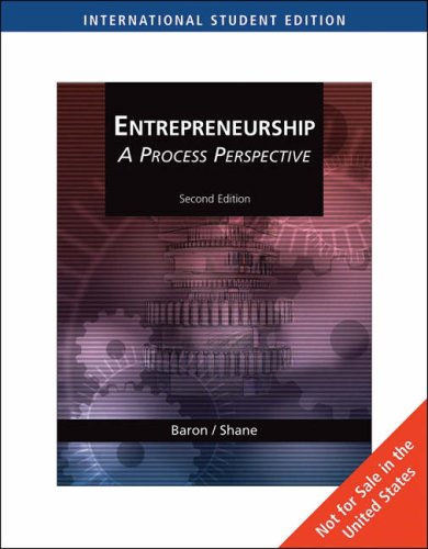 Imagen de archivo de Entrepreneurship: A Process Perspective a la venta por Anybook.com