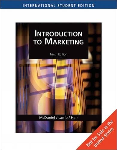 Imagen de archivo de Introduction To Marketing ; 9 / E a la venta por Kanic Books