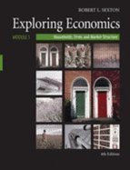 Imagen de archivo de Exploring Economics Households, Firms, and Market Structure Module 3, 4th Edition a la venta por a2zbooks