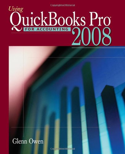 Imagen de archivo de Using QuickBooks Pro 2008 for Accounting [With CDROM] a la venta por ThriftBooks-Dallas