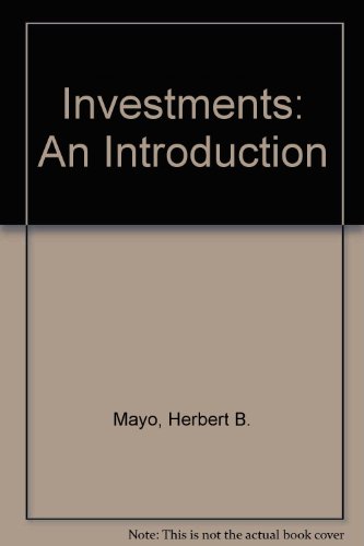 9780324561388: Investments: An Introduction (Book Only)