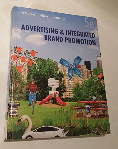 Beispielbild fr Advertising and Integrated Brand Promotion zum Verkauf von Austin Goodwill 1101