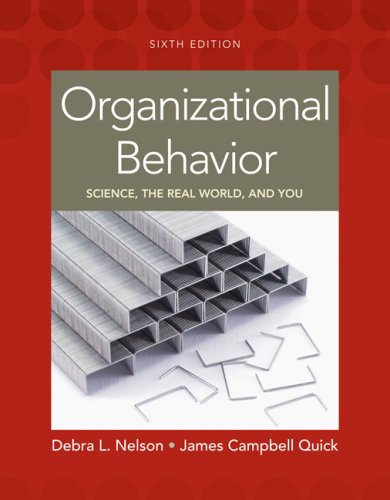 Beispielbild fr Organizational Behavior: Science, the Real World, and You zum Verkauf von ThriftBooks-Dallas