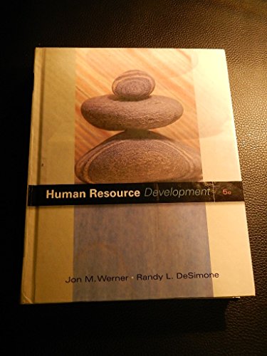 Beispielbild fr Human Resource Development zum Verkauf von Better World Books