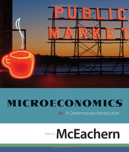 Beispielbild fr Microeconomics : A Contemporary Introduction zum Verkauf von Better World Books: West