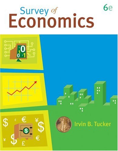 Imagen de archivo de Survey of Economics a la venta por Better World Books: West