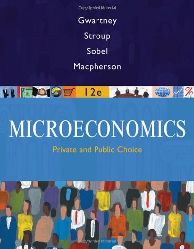 Imagen de archivo de Microeconomics: Private and Public Choice a la venta por Wonder Book