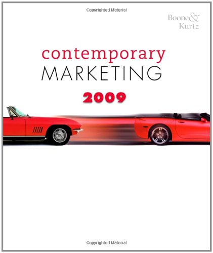 Imagen de archivo de Contemporary Marketing 2009 Update (Available Titles CengageNOW) a la venta por HPB-Red