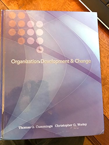 Beispielbild fr Organization Development & Change (International Student Edition, Ninth Edition) zum Verkauf von SecondSale