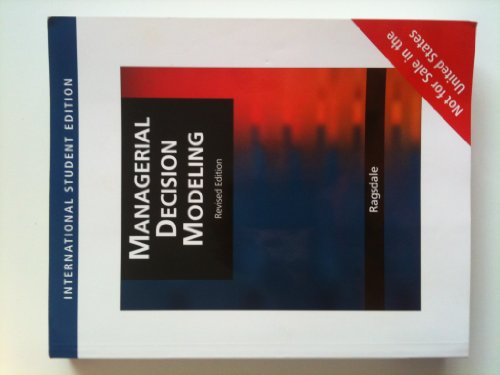 Beispielbild fr Managerial Decision Modeling, Revised, International Edition (with Student CD-ROM, Microsoft Project Management 2007 and Crystal Ball Pro Printed Access Card) zum Verkauf von MusicMagpie