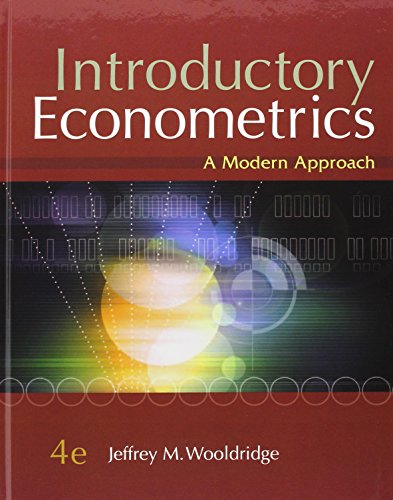 Beispielbild fr Introductory Econometrics: A Modern Approach [With Access Code] zum Verkauf von ThriftBooks-Dallas