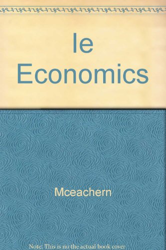 Stock image for Microeconomics: A Contemporary Introduction (Instructor's Edition) for sale by BookHolders