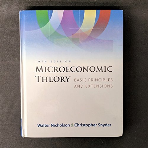 Stock image for Microeconomic Theory: Basic Principles and Extensions for sale by HPB-Red