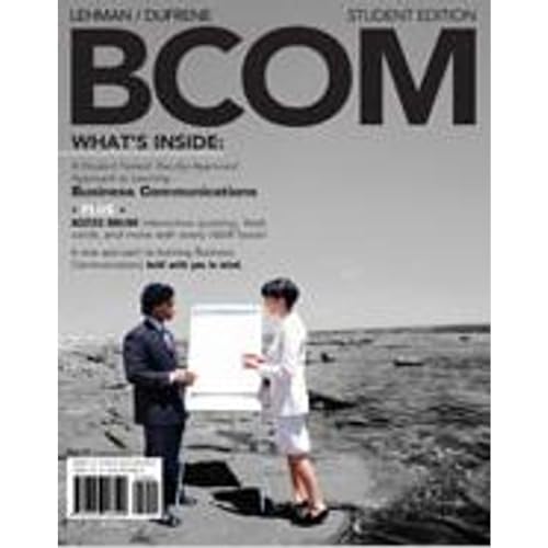 9780324587906: BCOM (with Review Cards and Printed Access Card)