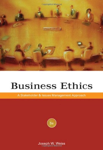 Imagen de archivo de Business Ethics : A Stakeholder and Issues Management Approach a la venta por Better World Books