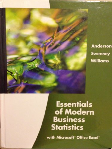 Stock image for Essentials of Modern Business Statistics for sale by BookHolders