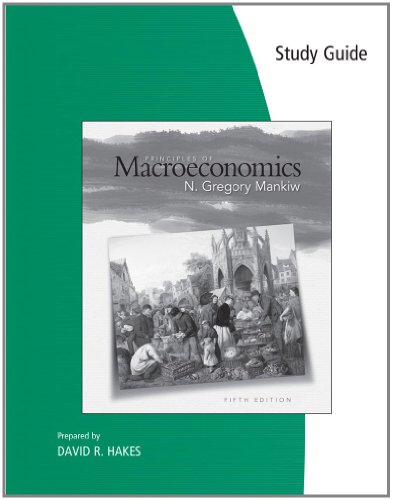 Stock image for Study Guide for Mankiw S Principles of Macroeconomics, 5th for sale by ThriftBooks-Dallas