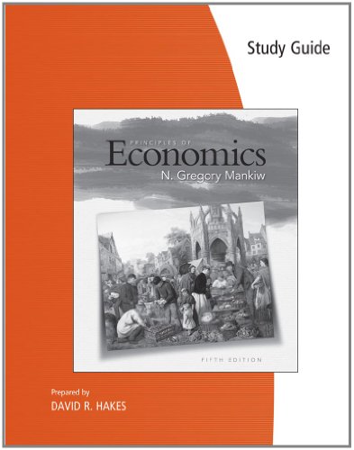 Imagen de archivo de Study Guide for Mankiw S Principles of Economics, 5th a la venta por ThriftBooks-Dallas