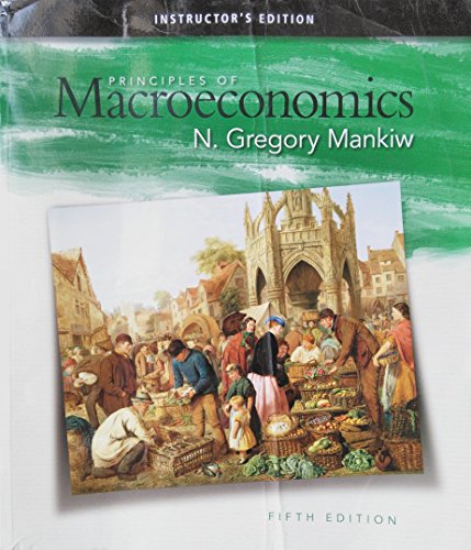 Imagen de archivo de Principles of Macroeconomics (Instructor's Edition) a la venta por ThriftBooks-Dallas