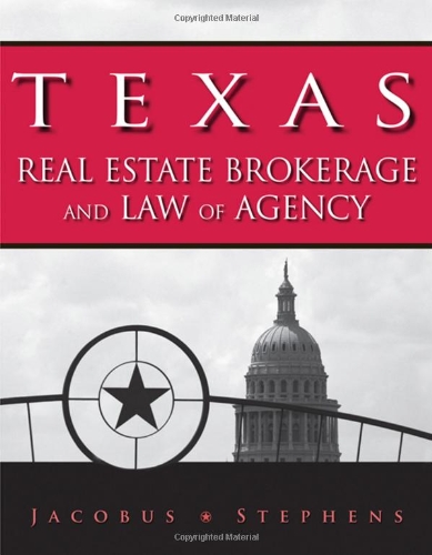 Stock image for Texas Real Estate Brokerage and Law of Agency for sale by dsmbooks