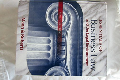 Stock image for Essentials of Business Law and the Legal Environment for sale by Campus Bookstore