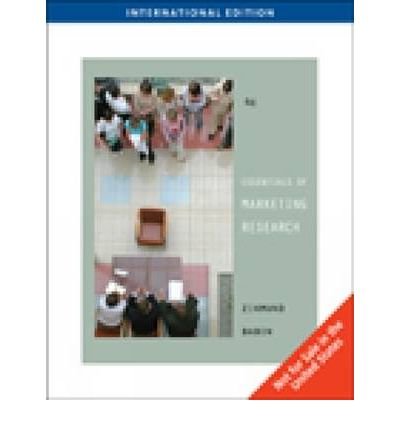 Stock image for Essentials of Marketing Research (Book Only) for sale by Solr Books