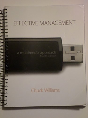 Imagen de archivo de Effective Management: A Multimedia Approach [With Access Code] a la venta por ThriftBooks-Atlanta