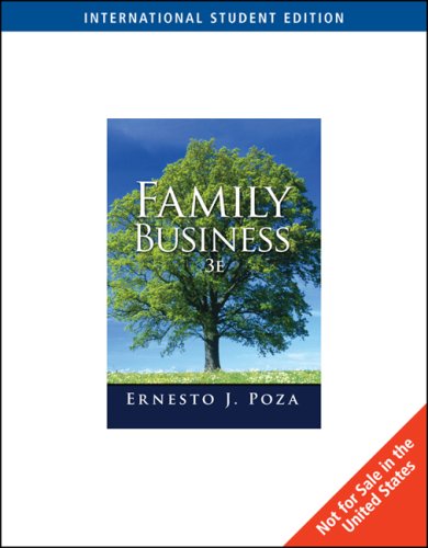 9780324598049: Family Business, International Edition