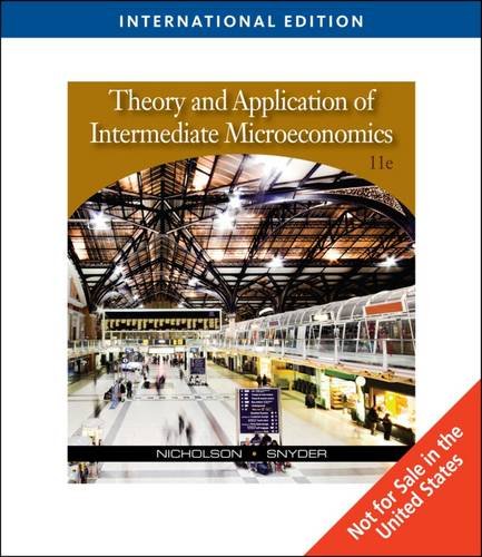 9780324599497: Theory and Application of Intermediate Microeconomics, International Edition (with InfoApps 2-Semester Printed Access Card)