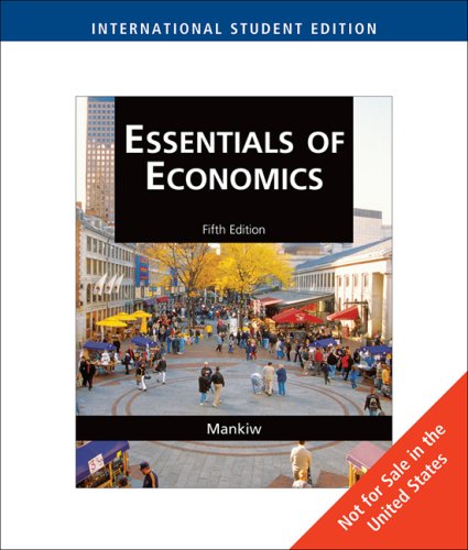 Imagen de archivo de Essentials of Economics, International Edition a la venta por WorldofBooks