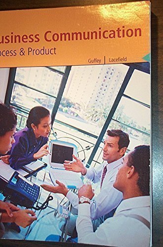 Imagen de archivo de Business Communication Process & Product a la venta por HPB-Red