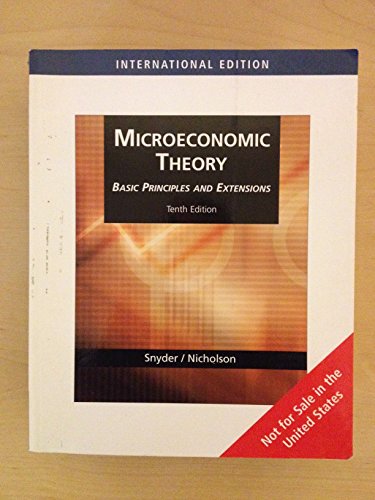 9780324645088: Microeconomic Theory (Microeconomic Theory: Basic Principles and Extensions,(with Economic Applications and InfoTrac))