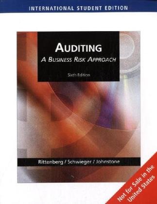 9780324645095: Auditing (AISE): A Business Risk Approach