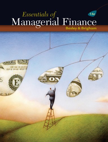 Stock image for Essentials of Managerial Finance (Book Only) for sale by Chapter 2 Books