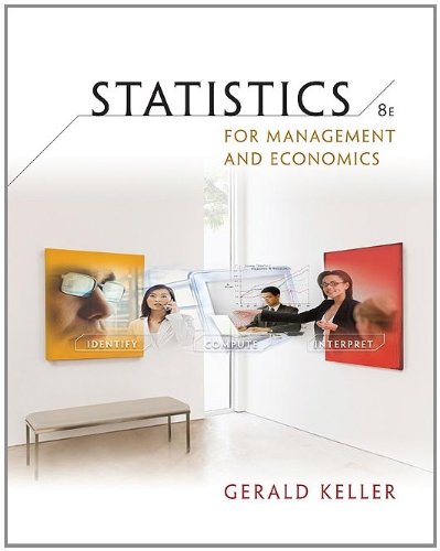 Imagen de archivo de Statistics for Management and Economics (Available Titles CengageNOW) a la venta por SecondSale