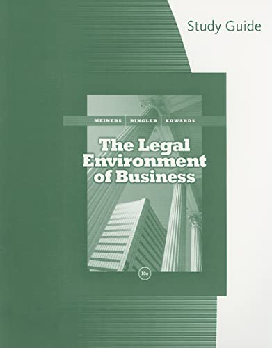 Imagen de archivo de Legal Environment of Business a la venta por Better World Books